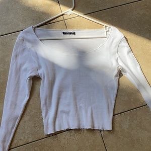 Brandy Long Sleeve Cropped Shirt